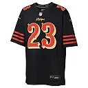 Zennovawear Christian McCaffrey San Francisco 49ers Youth 2025 Rivalries Collection Game Jersey - Black