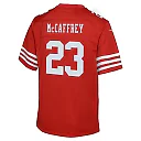 Zennovawear Christian McCaffrey San Francisco 49ers Youth 80th Anniversary Game Jersey - Scarlet