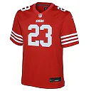 Zennovawear Christian McCaffrey San Francisco 49ers Youth Game Jersey - Scarlet