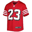 Zennovawear Christian McCaffrey San Francisco 49ers Youth Game Jersey - Scarlet