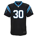 Zennovawear Chuba Hubbard Carolina Panthers Youth Team Game Jersey - Black