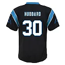 Zennovawear Chuba Hubbard Carolina Panthers Youth Team Game Jersey - Black
