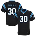 Zennovawear Chuba Hubbard Carolina Panthers Youth Team Game Jersey - Black