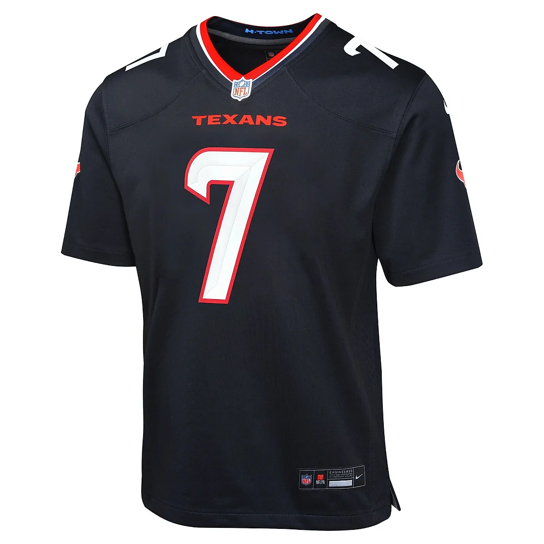 Zennovawear C.J. Stroud Houston Texans Youth Game Jersey - Navy