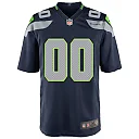 Zennovawear Seattle Seahawks Youth Custom Game Jersey - College Navy