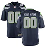 Zennovawear Seattle Seahawks Youth Custom Game Jersey - College Navy