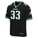 Zennovawear Cooper DeJean Philadelphia Eagles Youth Alternate Game Jersey - Black
