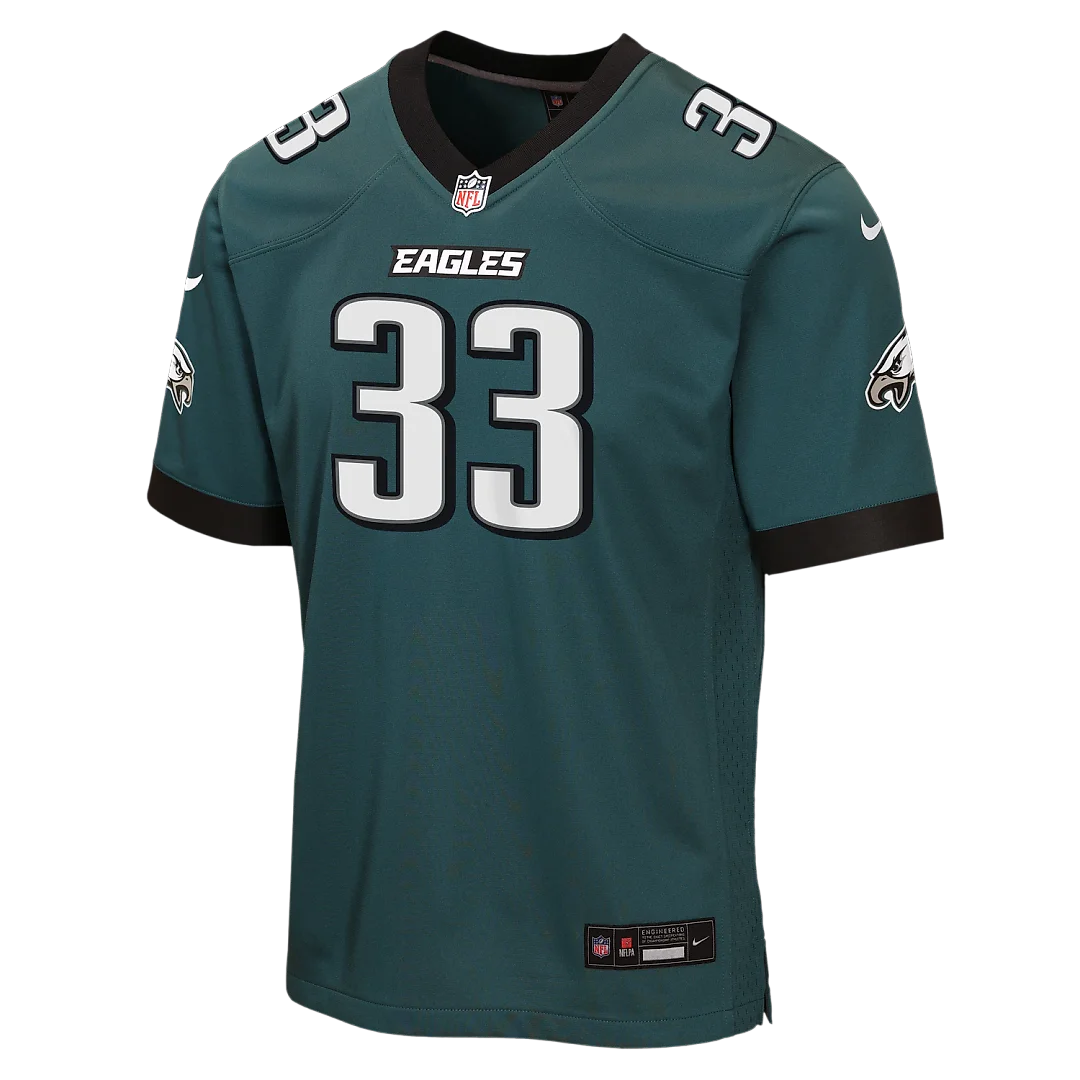 Zennovawear Cooper DeJean Philadelphia Eagles Youth Team Game Jersey - Midnight Green