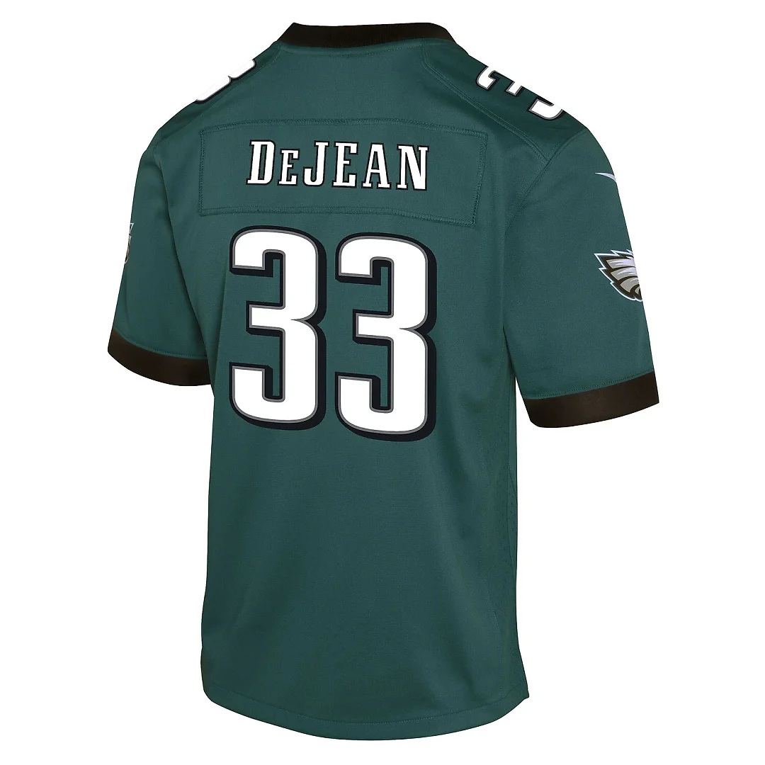 Zennovawear Cooper DeJean Philadelphia Eagles Youth Game Player Jersey - Midnight Green