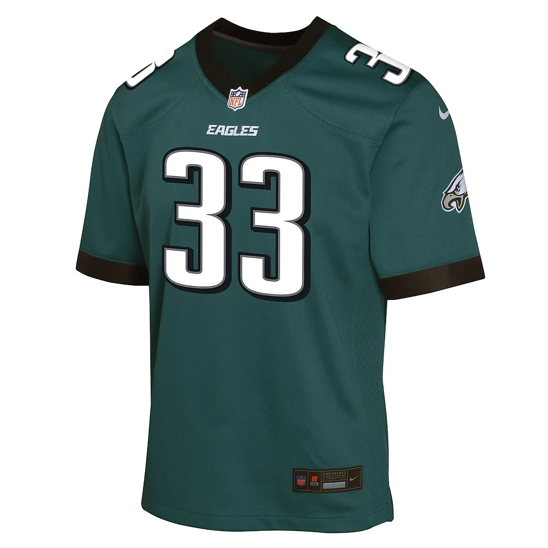 Zennovawear Cooper DeJean Philadelphia Eagles Youth Game Player Jersey - Midnight Green