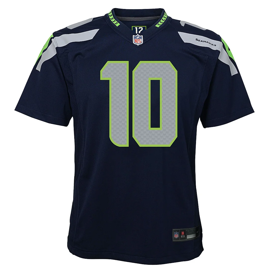 Zennovawear Cooper Kupp Seattle Seahawks Youth Game Jersey - College Navy