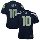 Zennovawear Cooper Kupp Seattle Seahawks Youth Game Jersey - College Navy