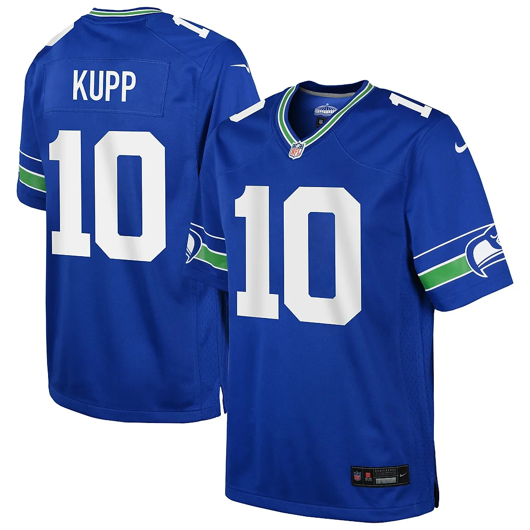 Zennovawear Cooper Kupp Seattle Seahawks Youth Game Jersey - Royal