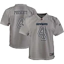 Zennovawear Dak Prescott Dallas Cowboys Youth Atmosphere Game Jersey - Gray