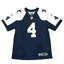 Zennovawear Dak Prescott Dallas Cowboys Youth Throwback Game Jersey - Navy