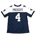 Zennovawear Dak Prescott Dallas Cowboys Youth Throwback Game Jersey - Navy