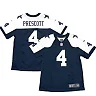 Zennovawear Dak Prescott Dallas Cowboys Youth Throwback Game Jersey - Navy