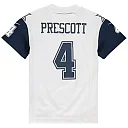 Zennovawear Dak Prescott Dallas Cowboys Youth Color Rush Game Jersey - White