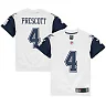 Zennovawear Dak Prescott Dallas Cowboys Youth Color Rush Game Jersey - White