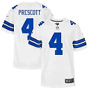 Zennovawear Dak Prescott Dallas Cowboys Youth Game Jersey - White