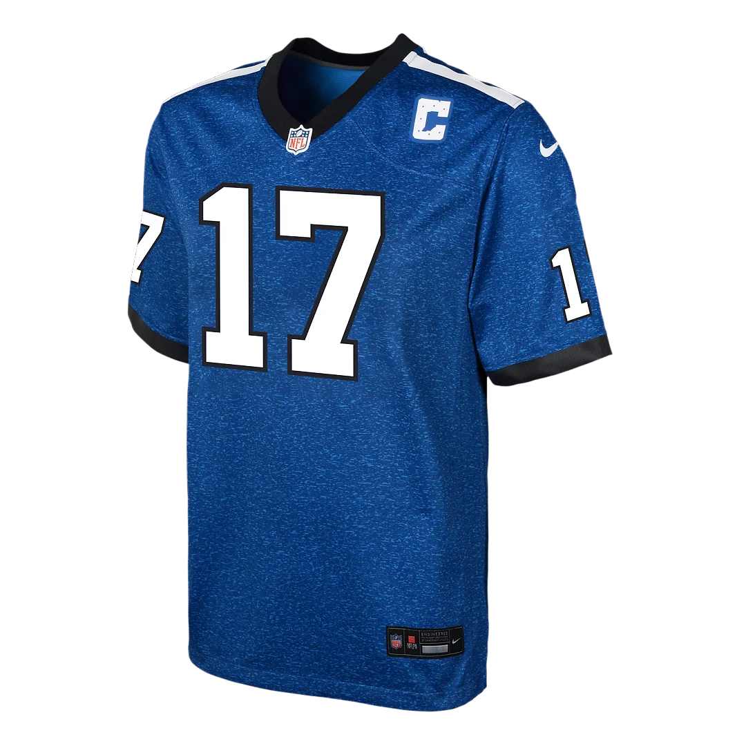 Zennovawear Daniel Jones Indianapolis Colts Youth Alternate 2 Game Jersey - Royal