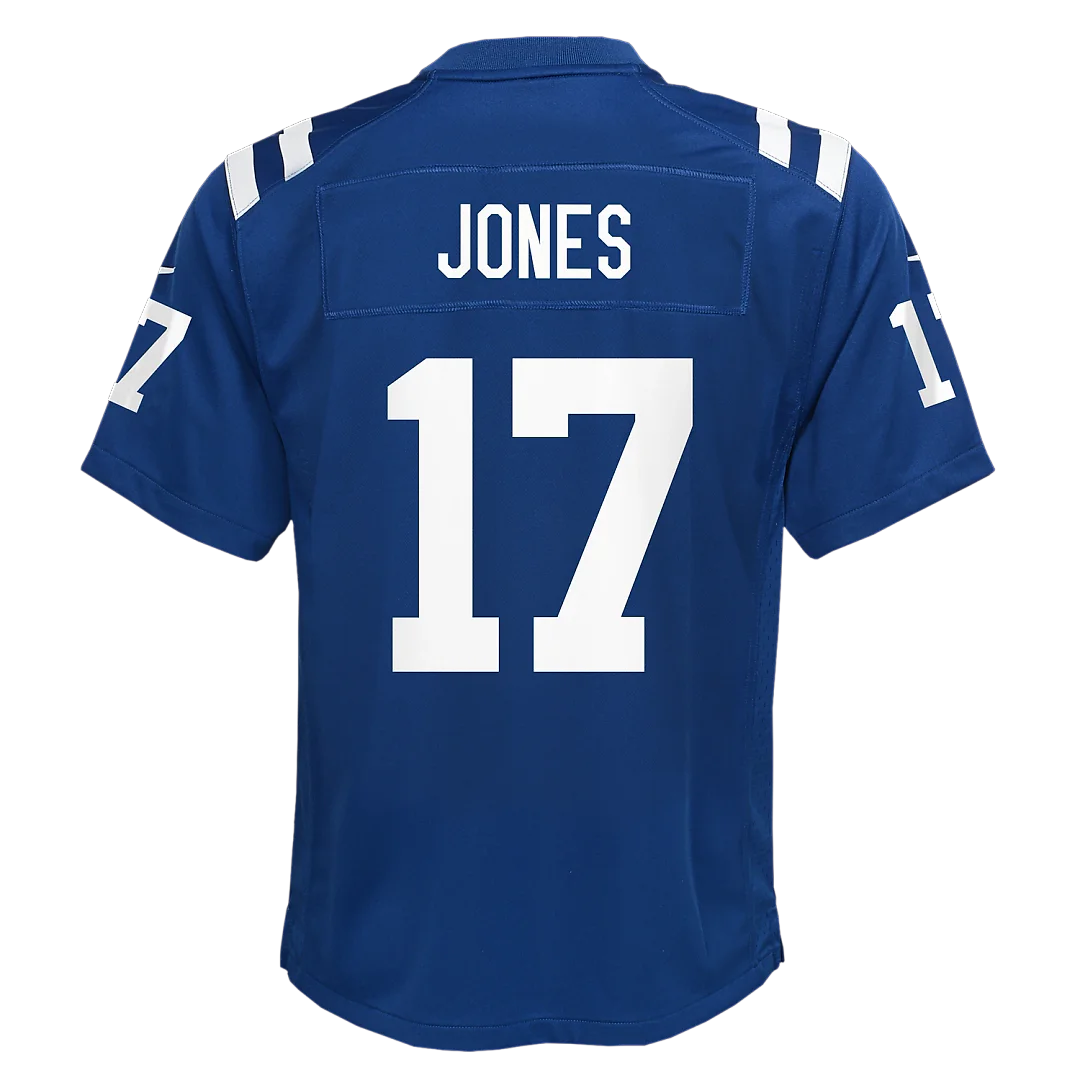 Zennovawear Daniel Jones Indianapolis Colts Youth Alternate 2 Game Jersey - Royal