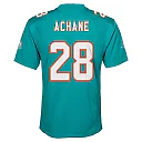 Zennovawear De’Von Achane Miami Dolphins Youth Game Jersey - Aqua
