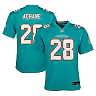 Zennovawear De’Von Achane Miami Dolphins Youth Game Jersey - Aqua
