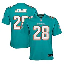 Zennovawear De’Von Achane Miami Dolphins Youth Game Jersey - Aqua