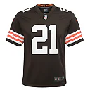 Zennovawear Denzel Ward Cleveland Browns Youth Game Jersey - Brown