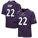 Zennovawear Derrick Henry Baltimore Ravens Youth Game Jersey - Purple
