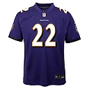 Zennovawear Derrick Henry Baltimore Ravens Youth Game Jersey - Purple