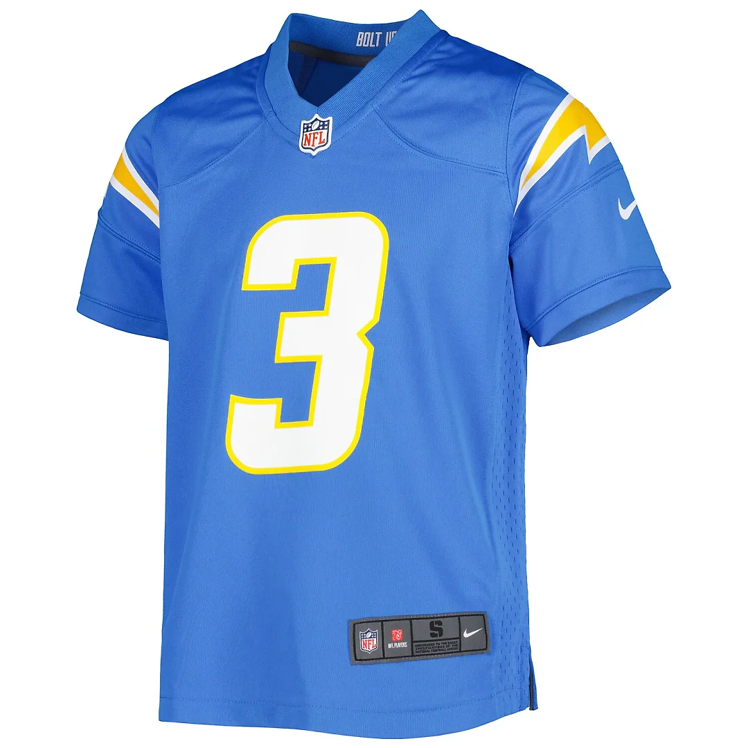 Zennovawear Derwin James Jr. Los Angeles Chargers Youth Game Jersey - Powder Blue