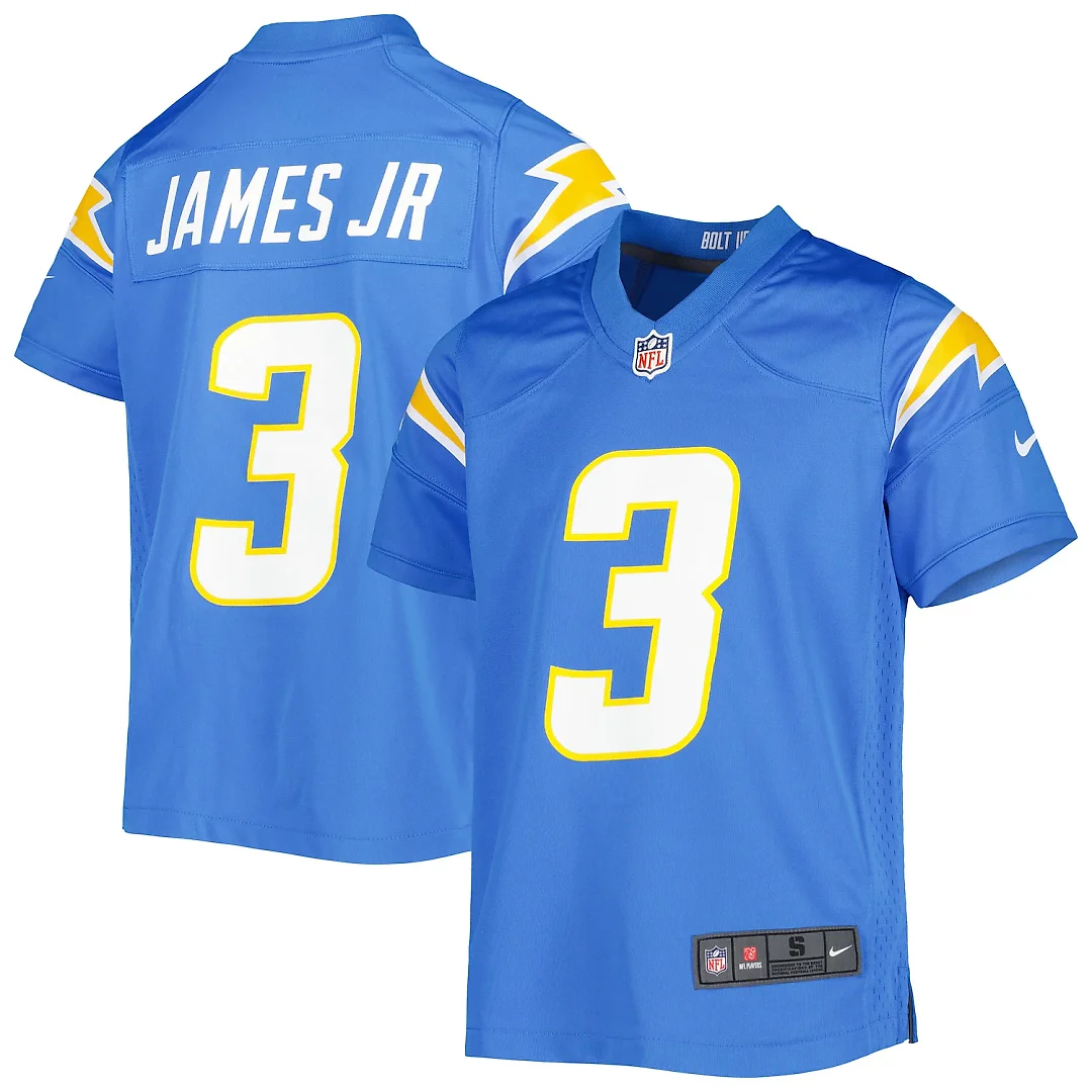 Zennovawear Derwin James Jr. Los Angeles Chargers Youth Game Jersey - Powder Blue