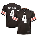 Zennovawear Deshaun Watson Cleveland Browns Youth Game Jersey - Brown