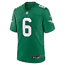 Zennovawear DeVonta Smith Philadelphia Eagles Youth Game Jersey - Kelly Green