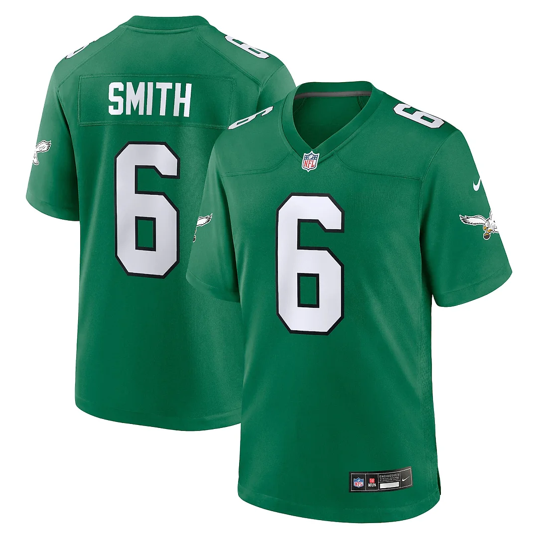 Zennovawear DeVonta Smith Philadelphia Eagles Youth Game Jersey - Kelly Green