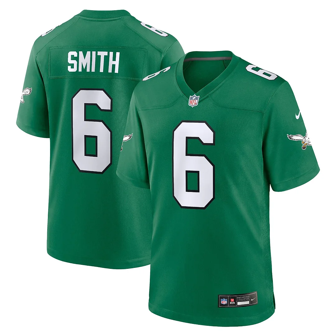 Zennovawear DeVonta Smith Philadelphia Eagles Youth Game Jersey - Kelly Green