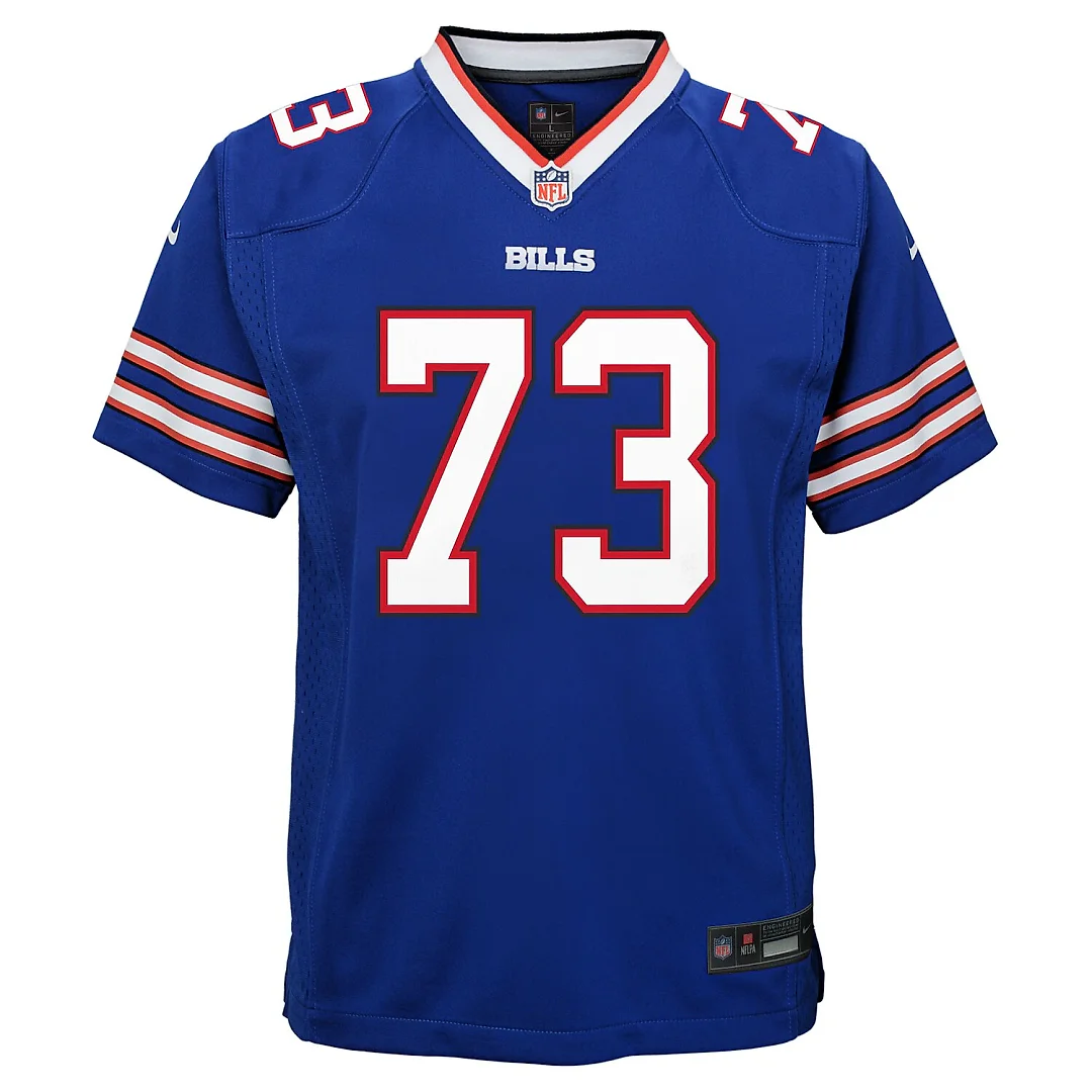 Zennovawear Dion Dawkins Buffalo Bills Youth Team Game Jersey - Royal