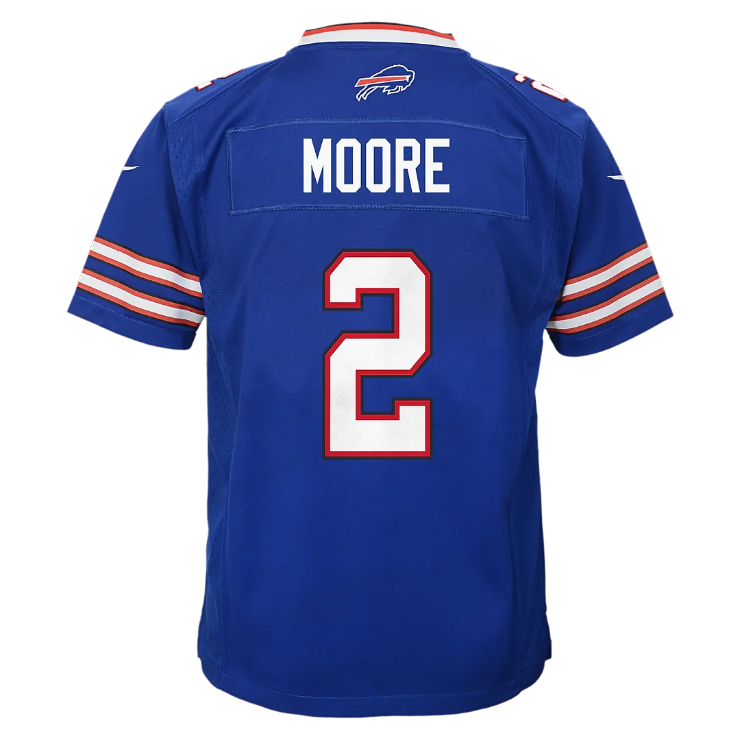 Zennovawear D.J. Moore Buffalo Bills Youth Game Jersey - Blue