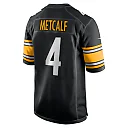 Zennovawear DK Metcalf Pittsburgh Steelers Youth Game Jersey - Black