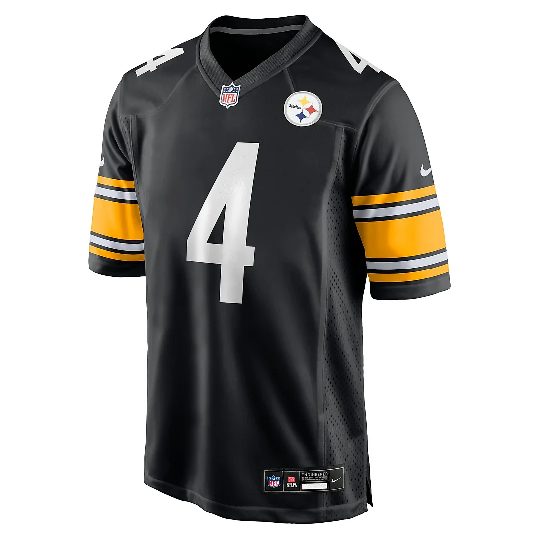 Zennovawear DK Metcalf Pittsburgh Steelers Youth Game Jersey - Black