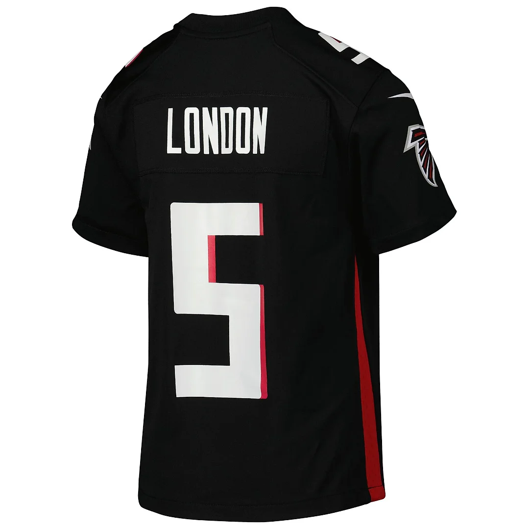 Zennovawear Drake London Atlanta Falcons Youth Game Jersey - Black