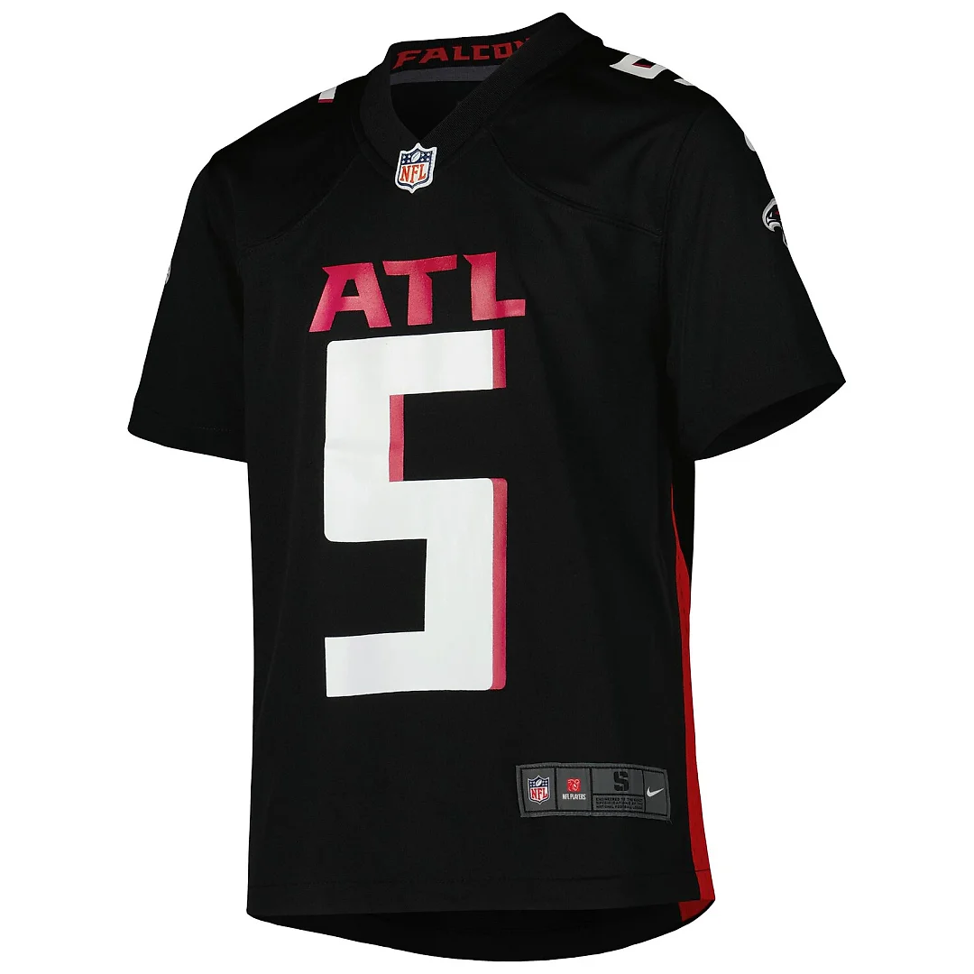 Zennovawear Drake London Atlanta Falcons Youth Game Jersey - Black