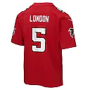 Zennovawear Drake London Atlanta Falcons Youth Game Jersey - Red