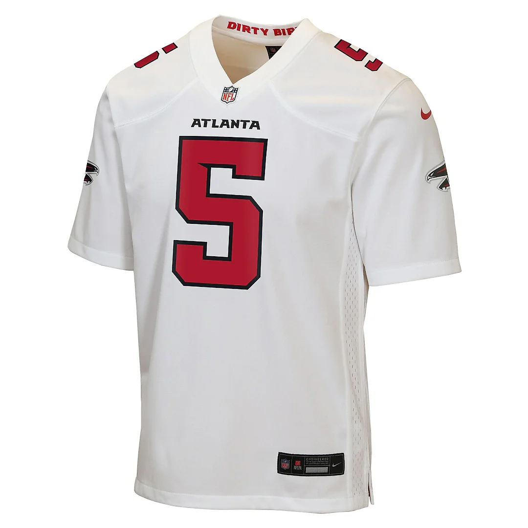 Zennovawear Drake London Atlanta Falcons Youth Game Jersey - White