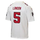 Zennovawear Drake London Atlanta Falcons Youth Game Jersey - White