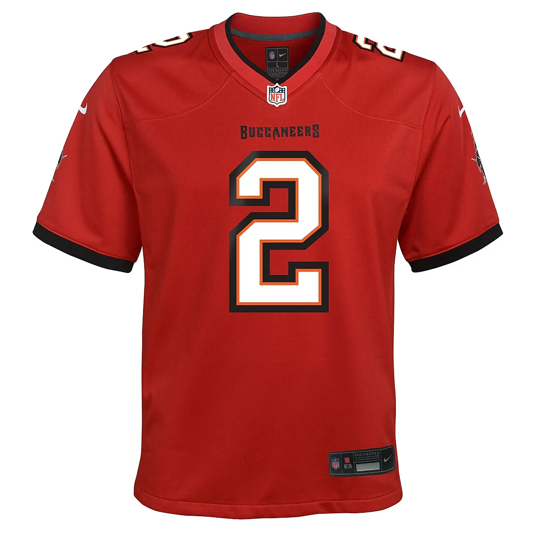 Zennovawear Emeka Egbuka Tampa Bay Buccaneers Youth Team Game Jersey - Red