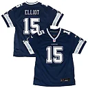 Zennovawear Ezekiel Elliott Dallas Cowboys Youth Game Jersey - Navy