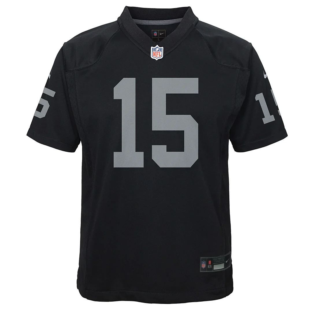 Zennovawear Fernando Mendoza Las Vegas Raiders Youth Team Game Jersey - Black